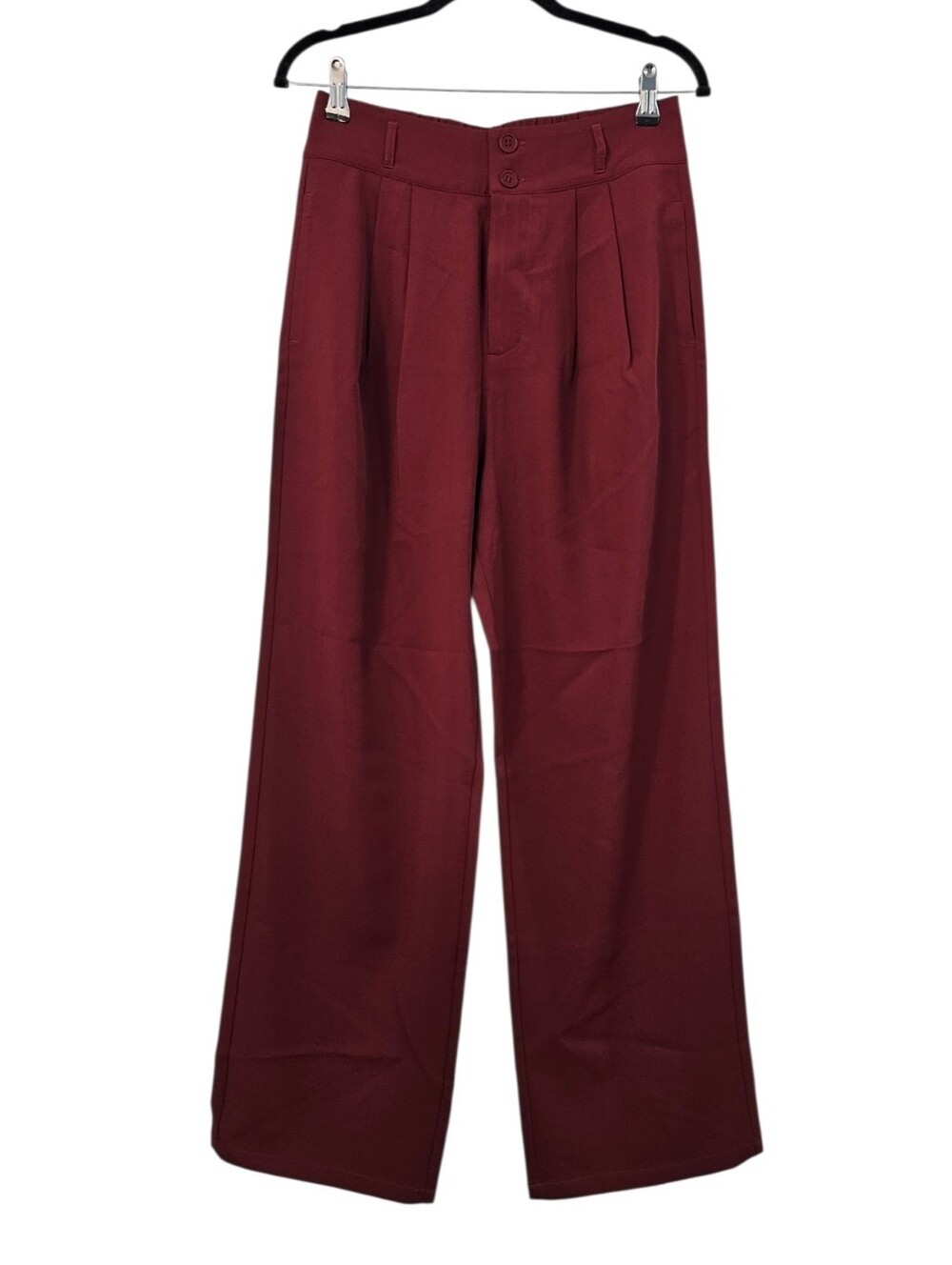 NWT Halara Flex High Waisted Zipper Pocket Shirred Straight Leg Work MR